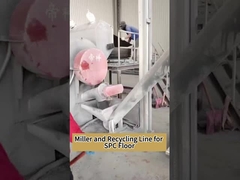 Machine de broyage et de recyclage pour plancher SPC